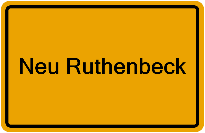 Handelsregisterauszug Neu Ruthenbeck